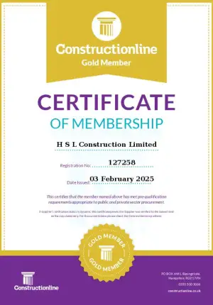 Construction Line Gold