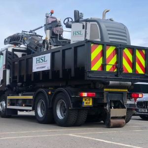 Renault Euro6 26ton roll on/off lorry & Wirtgen DC50 half metre road planer. We can supply this to hire with fully qualified NPORS operators at very competitive rates.: Click Here To View Larger Image