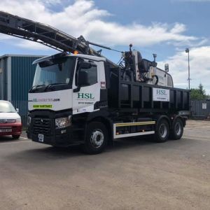 Renault Euro6 26ton roll on/off lorry & Wirtgen DC50 half metre road planer. We can supply this to hire with fully qualified NPORS operators at very competitive rates.: Click Here To View Larger Image