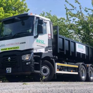 Renault Euro6 26ton roll on/off lorry & Wirtgen DC50 half metre road planer. We can supply this to hire with fully qualified NPORS operators at very competitive rates.: Click Here To View Larger Image