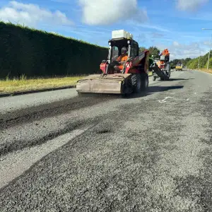 Skid Steer effecting resurfacing works: Click Here To View Larger Image